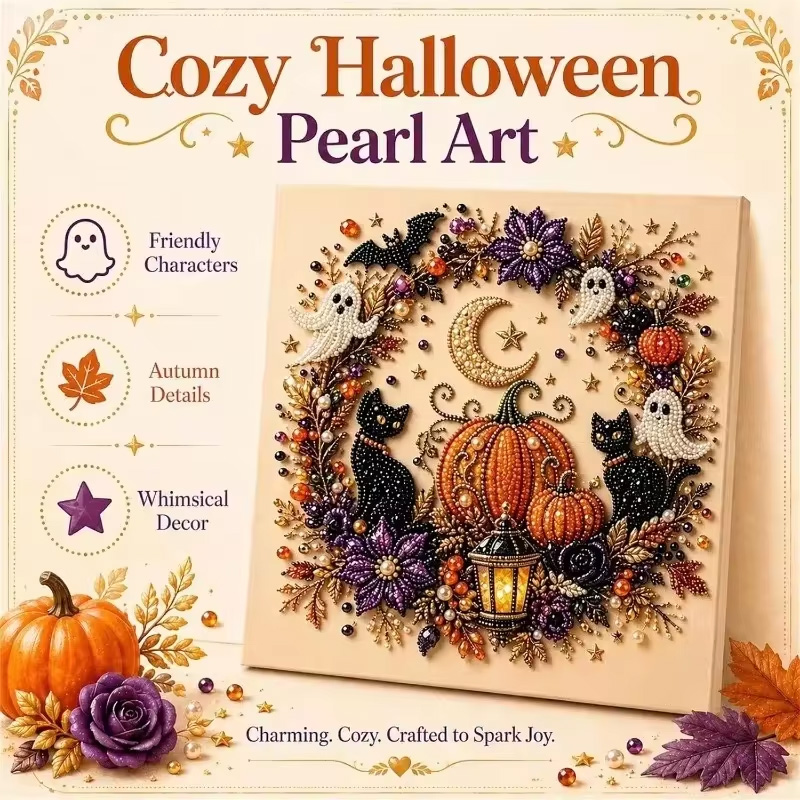 Resin Craft For Beginners - Kit d'art perles fantômes d'Halloween pour