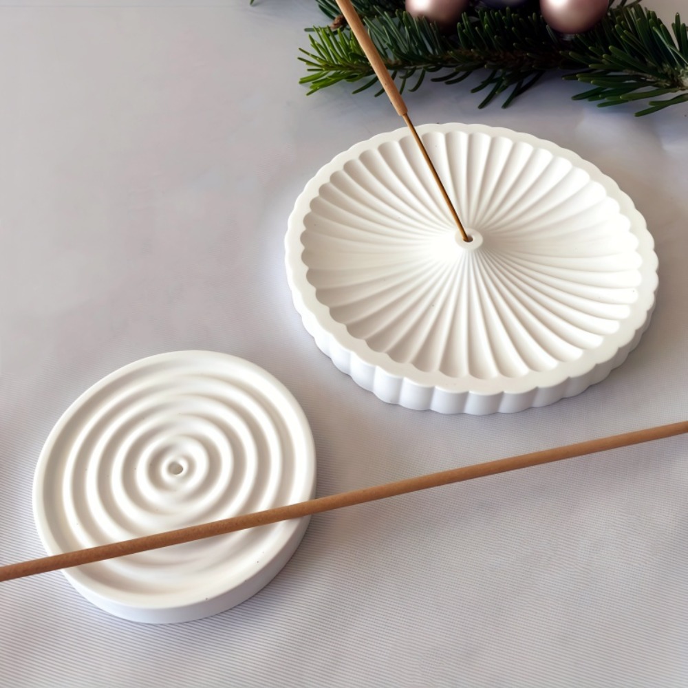 Coaster Mold Round - 2 pièces Moule en silicone rond