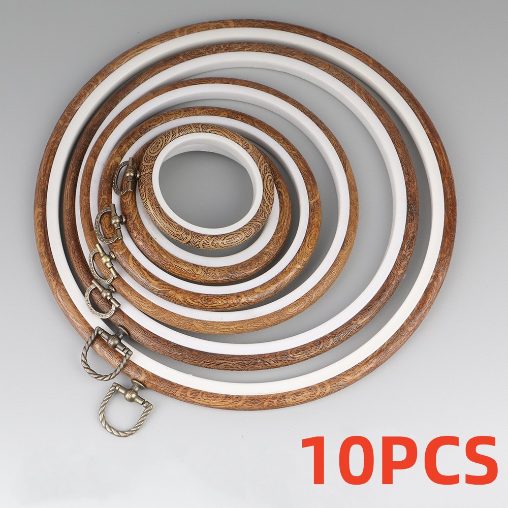 Wood Ring Blank - Cerceaux Ronds en Bois pour Broderie