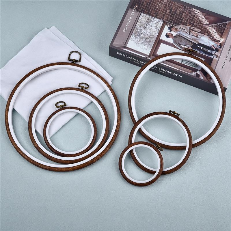 Cerceaux de broderie en bois d - Wood Ring Blank avis et prix