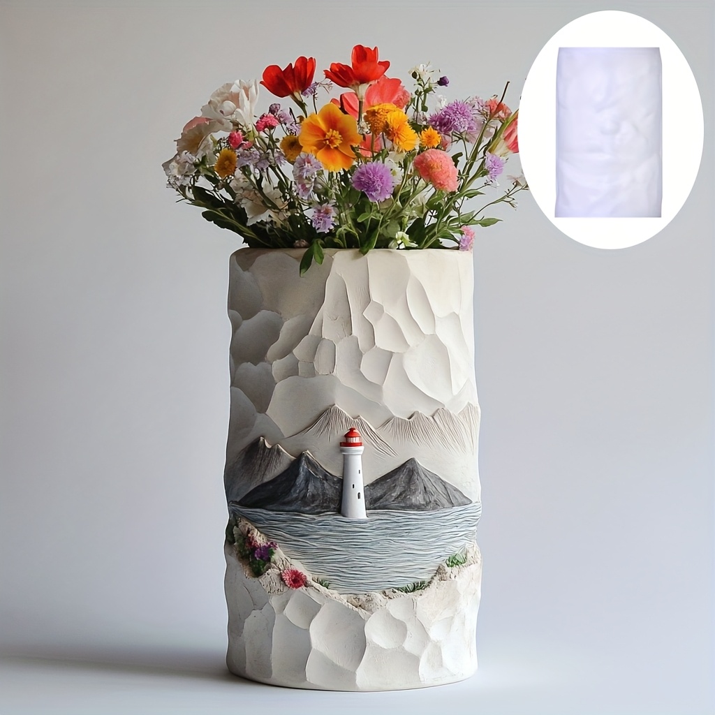 Phare de mer en Relief fleur p - Resin Ocean Wave Mold avis et prix