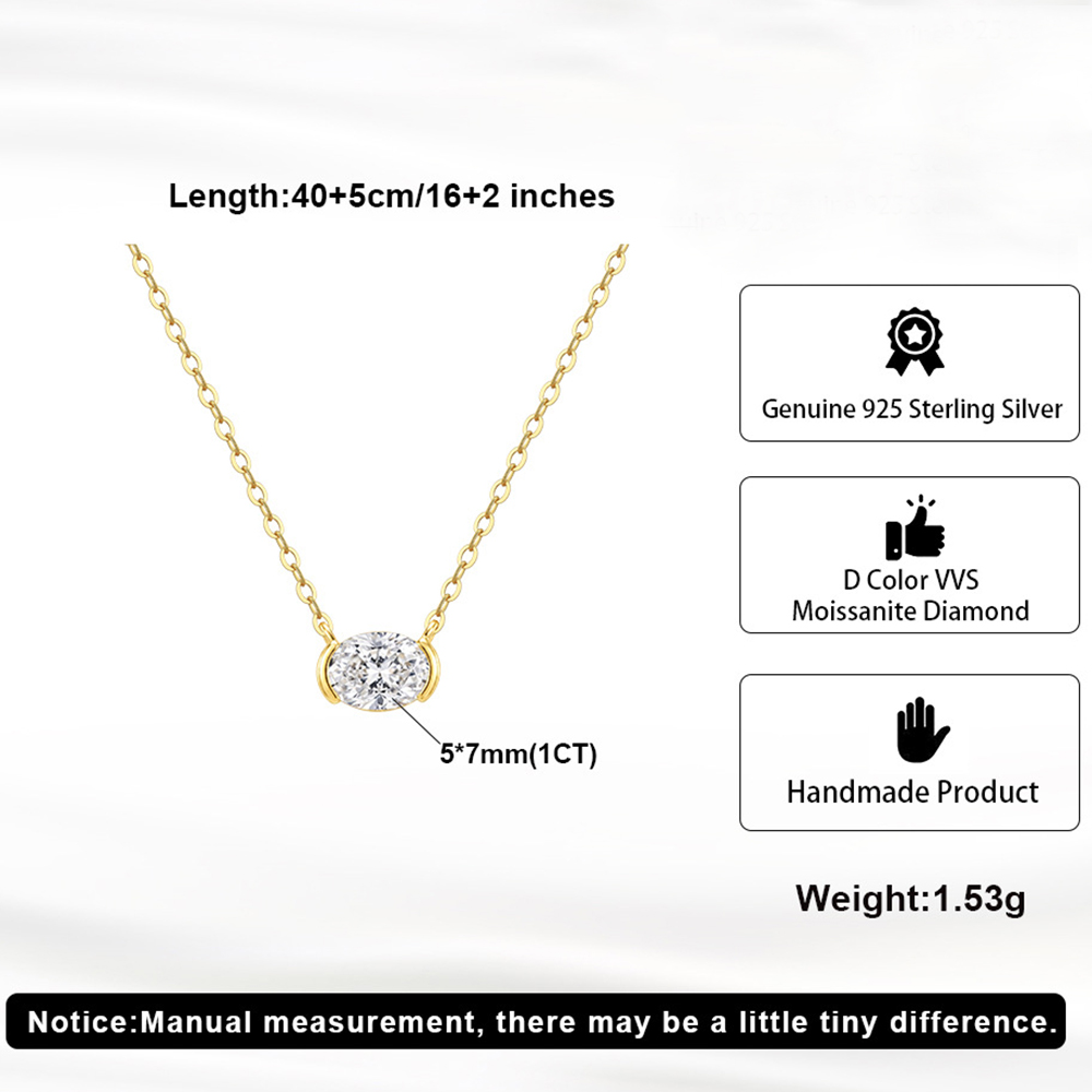 Colliers pendentifs en moissan - Bezels Set Pendant avis et prix