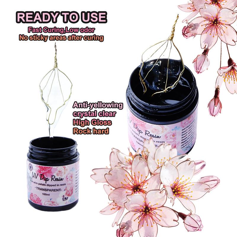 Colle résine UV DIP pour fleur - Flower Preservation Resin avis et prix