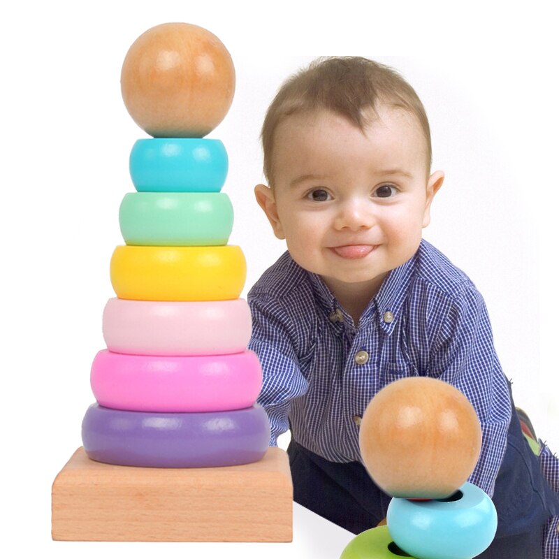 Tour arc-en-ciel pour enfants, - Wood Ring Blank avis et prix
