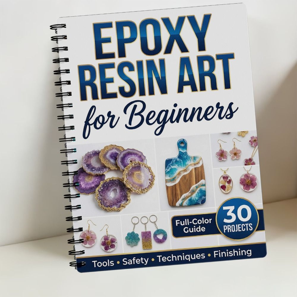 Manuel d'art en résine époxy é - Resin Craft For Beginners avis et prix