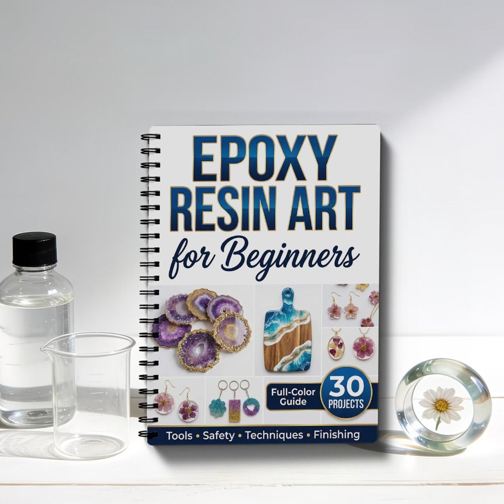 Manuel d'art en résine époxy é - Resin Craft For Beginners avis et prix