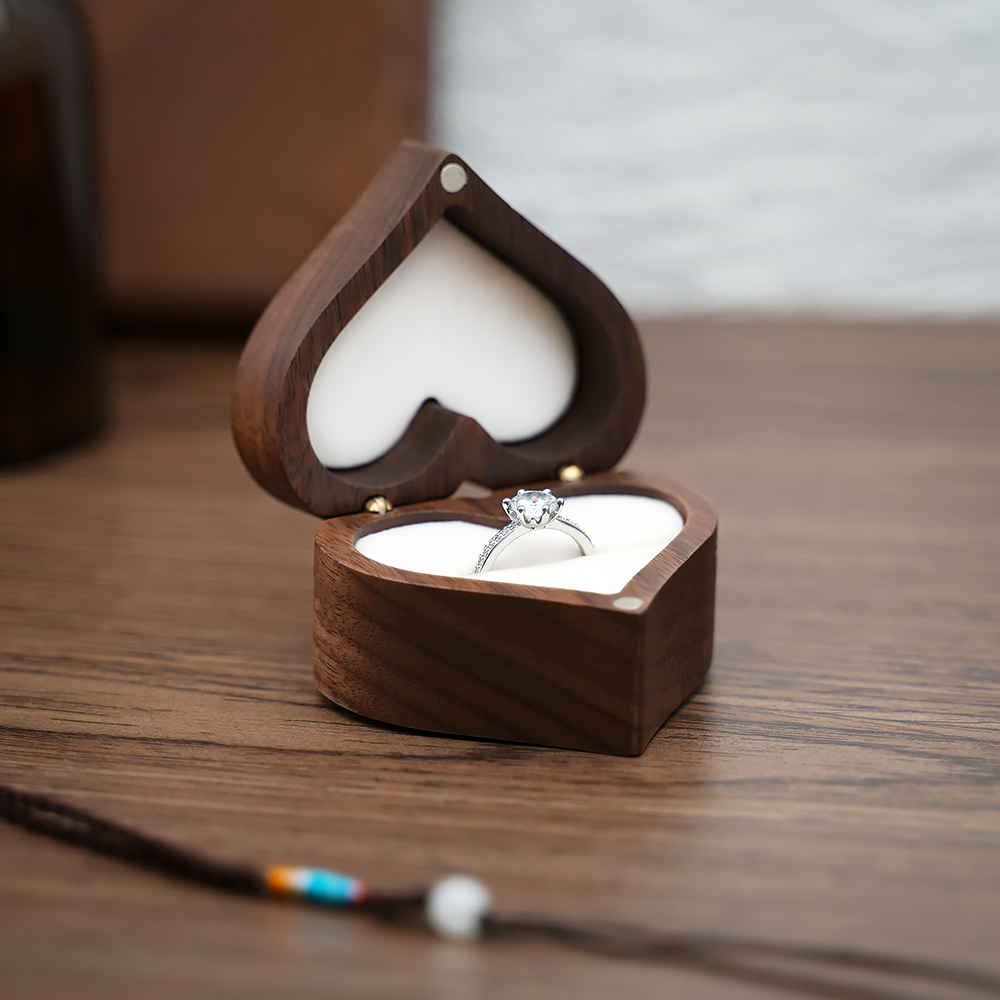 Boîte à bague pour cérémonie d - Wood Ring Blank avis et prix