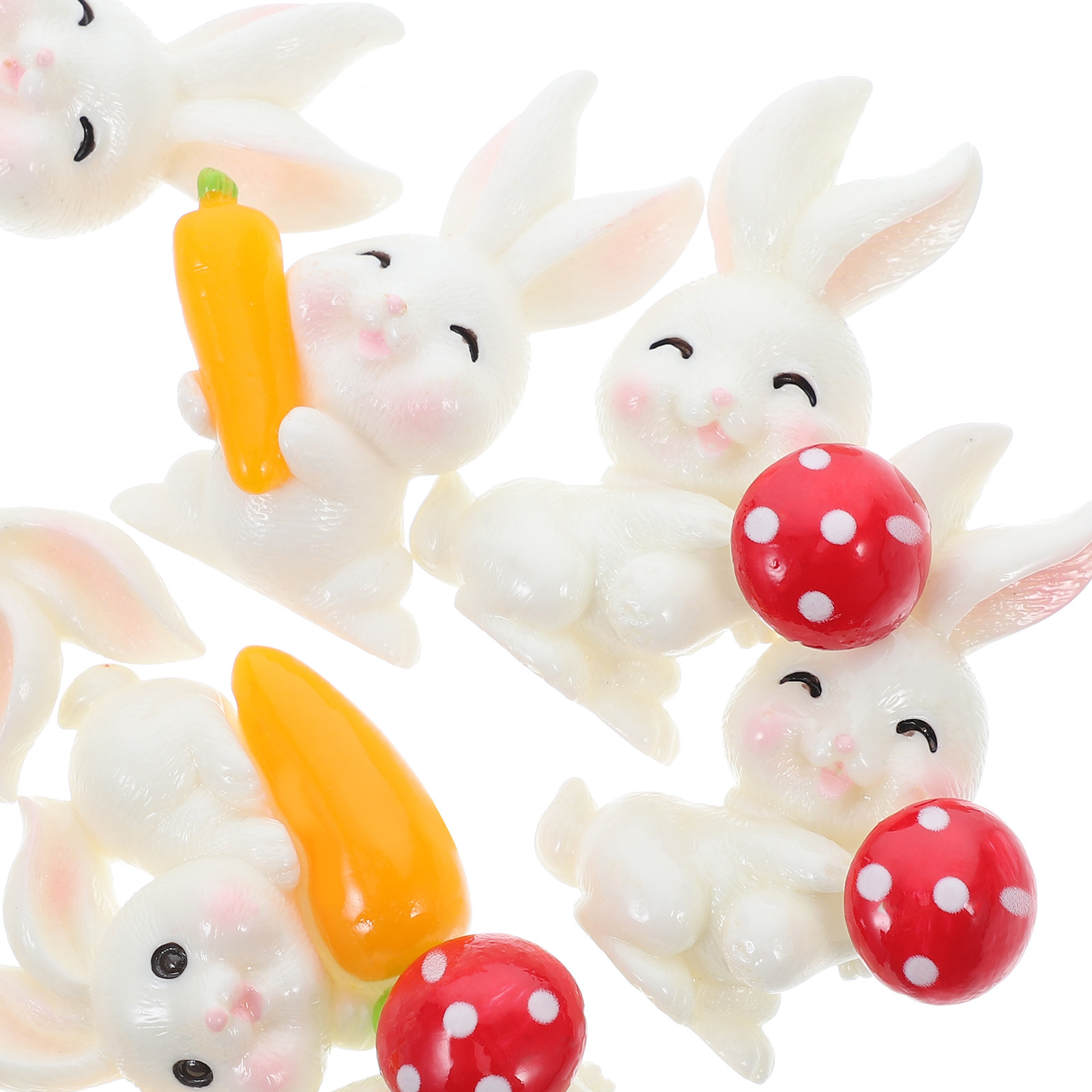 12 Breloques Lapin et Carotte  - Resin Craft Supplies avis et prix