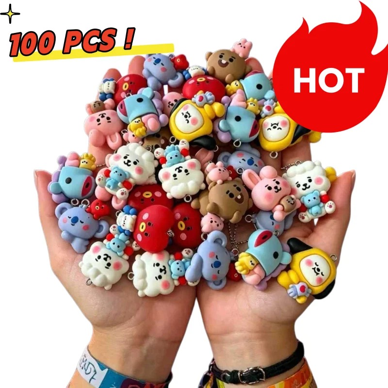 Breloques en résine BT21, 7 pi - Resin Craft Supplies avis et prix